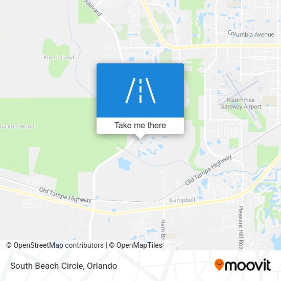 Mapa de South Beach Circle