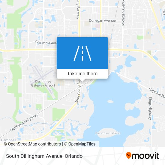 South Dillingham Avenue map