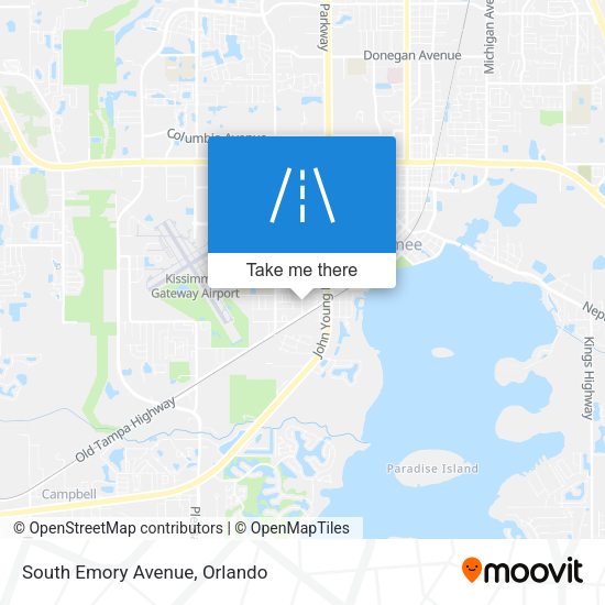 Mapa de South Emory Avenue