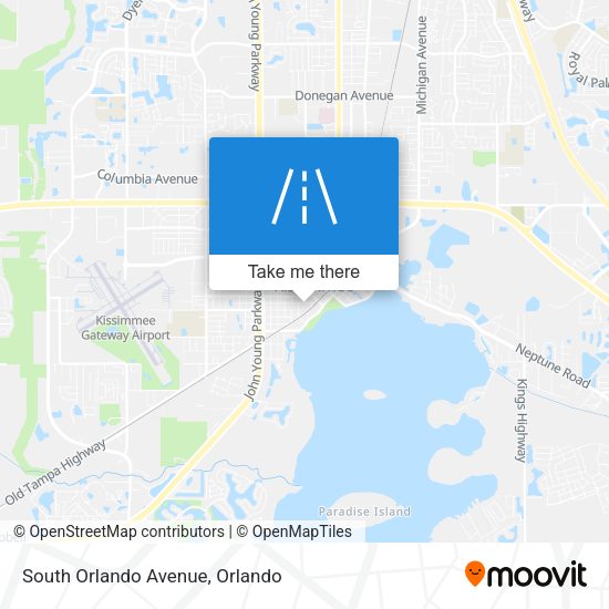 South Orlando Avenue map