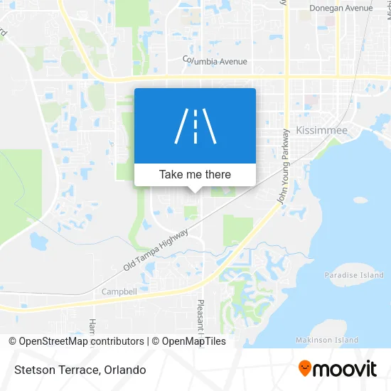 Stetson Terrace map