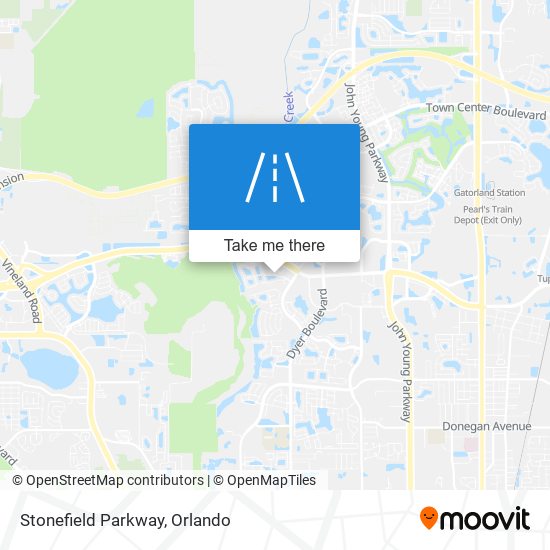 Mapa de Stonefield Parkway