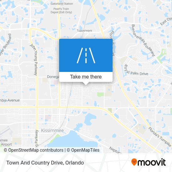 Mapa de Town And Country Drive