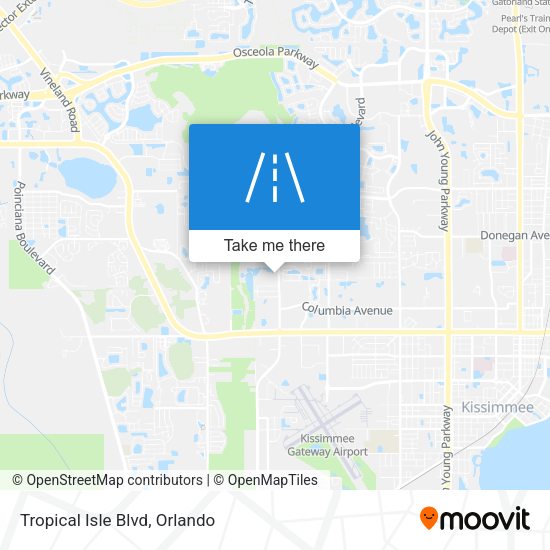 Tropical Isle Blvd map