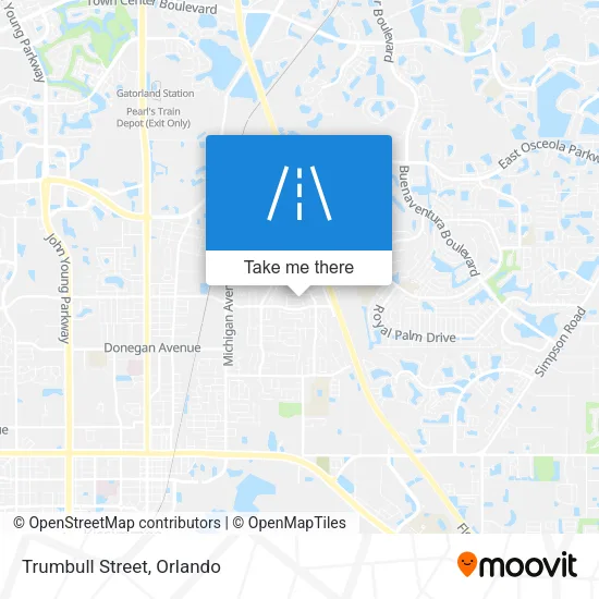 Trumbull Street map