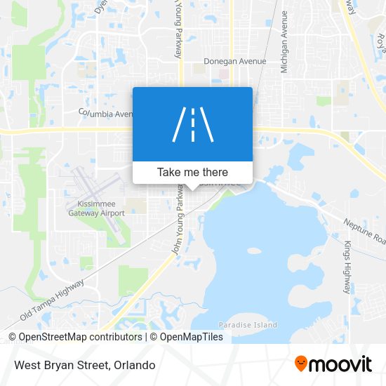 Mapa de West Bryan Street