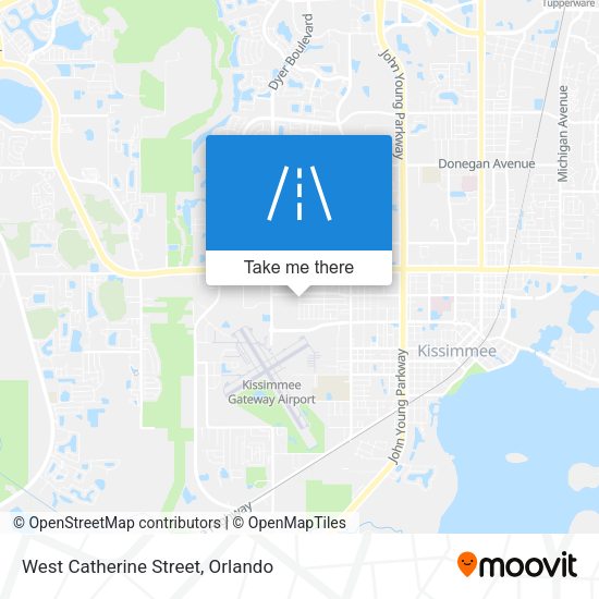 West Catherine Street map