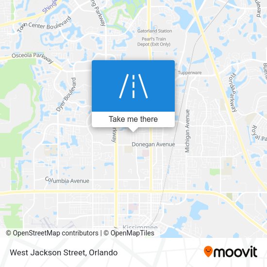 Mapa de West Jackson Street