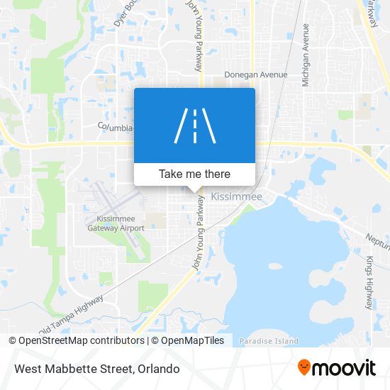 West Mabbette Street map