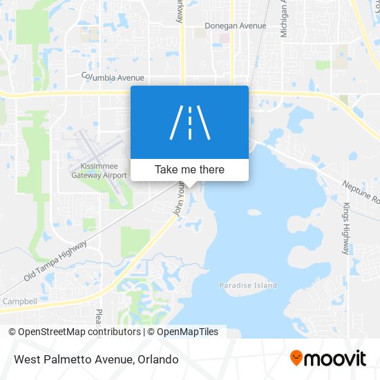 Mapa de West Palmetto Avenue