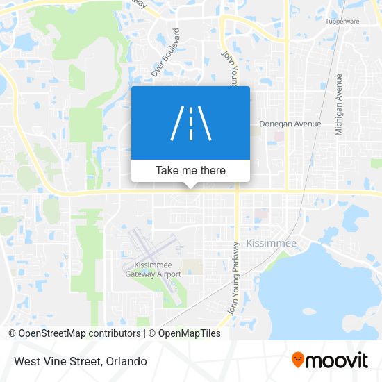 Mapa de West Vine Street