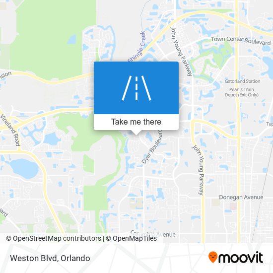Mapa de Weston Blvd
