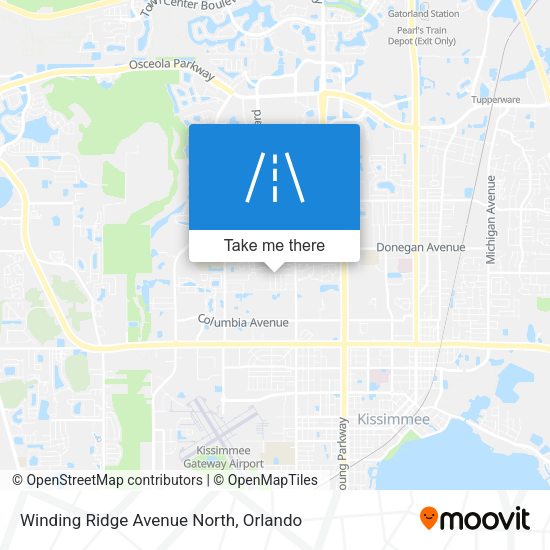 Winding Ridge Avenue North map
