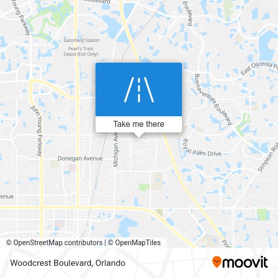 Mapa de Woodcrest Boulevard