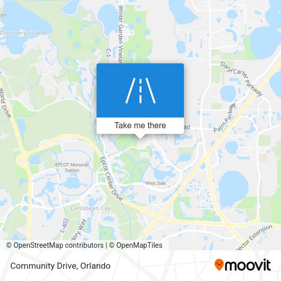 Mapa de Community Drive
