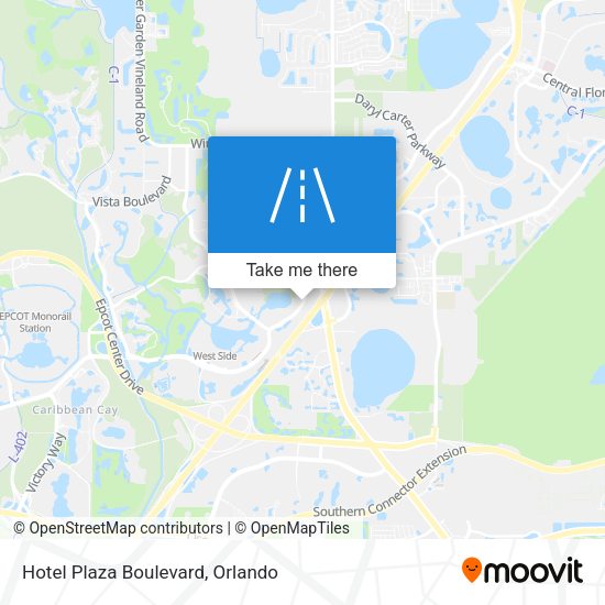 Hotel Plaza Boulevard map
