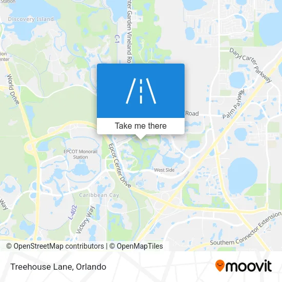 Mapa de Treehouse Lane