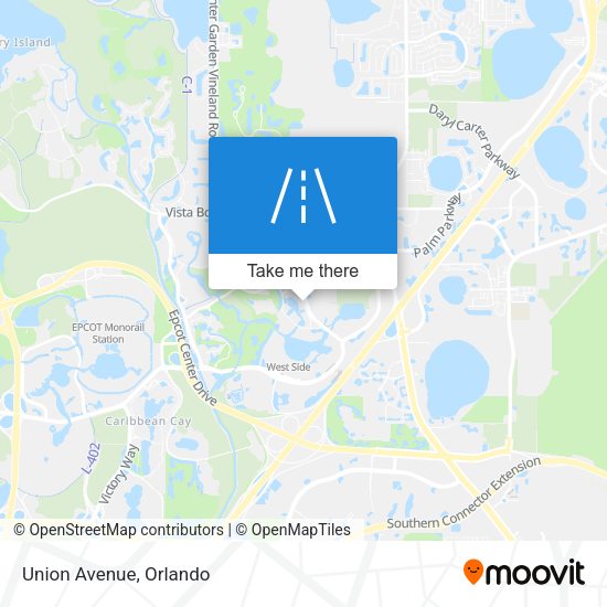 Mapa de Union Avenue
