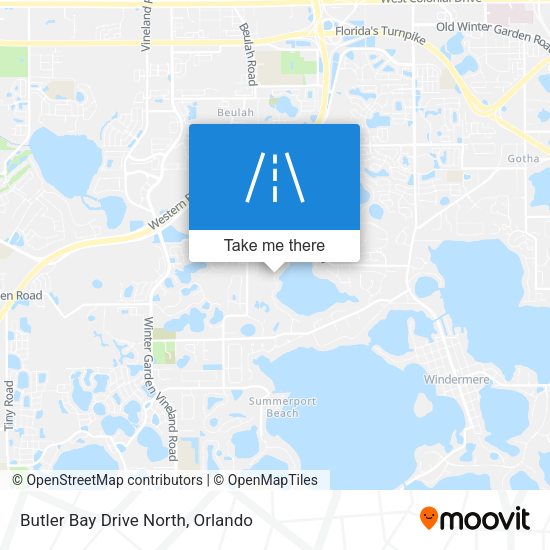 Butler Bay Drive North map