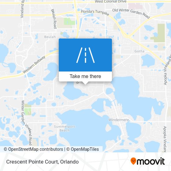 Crescent Pointe Court map