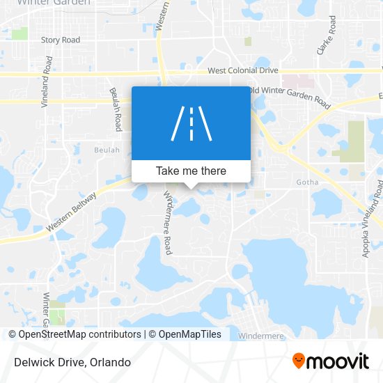 Mapa de Delwick Drive