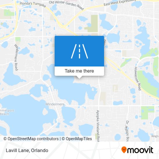 Mapa de Lavill Lane