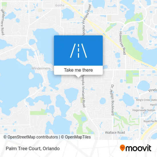 Palm Tree Court map
