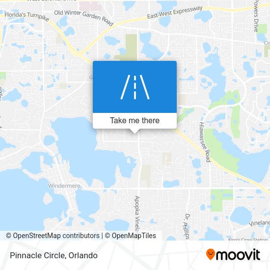Mapa de Pinnacle Circle