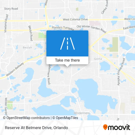 Reserve At Belmere Drive map