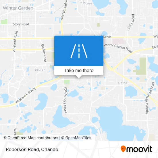 Roberson Road map