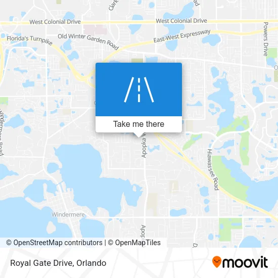 Royal Gate Drive map