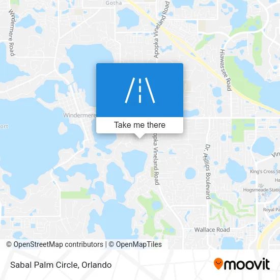 Sabal Palm Circle map
