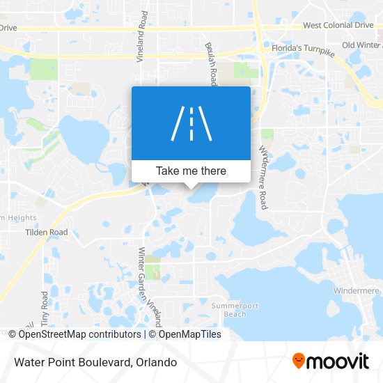 Mapa de Water Point Boulevard