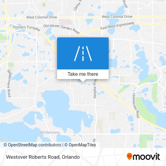 Mapa de Westover Roberts Road