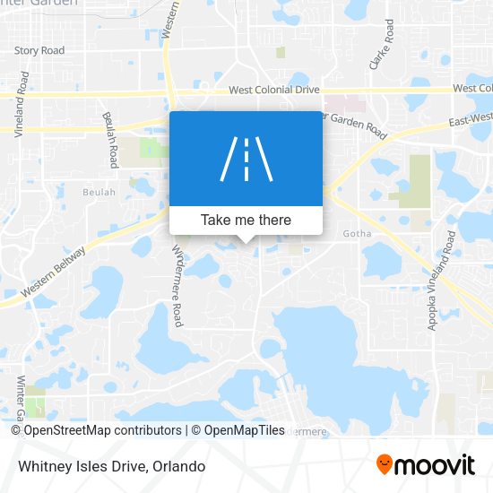 Mapa de Whitney Isles Drive