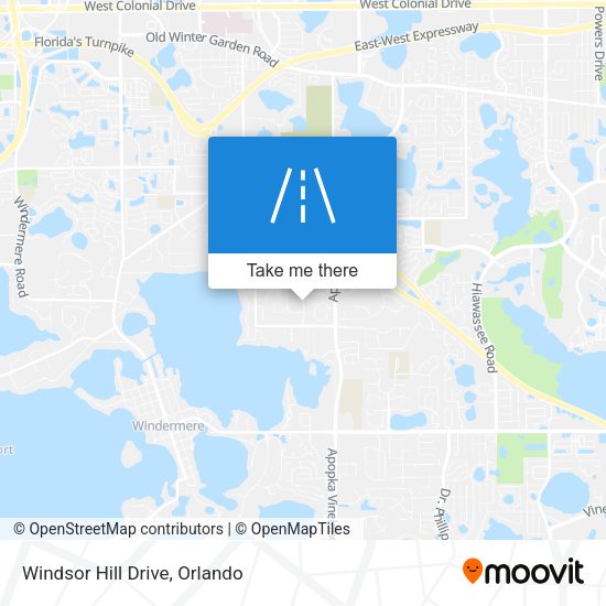 Windsor Hill Drive map