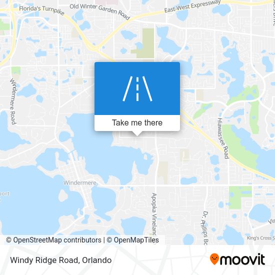 Mapa de Windy Ridge Road