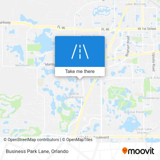 Business Park Lane map