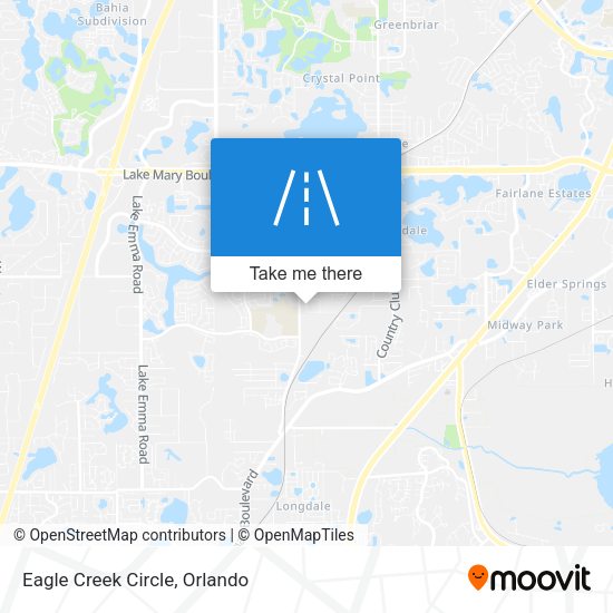 Mapa de Eagle Creek Circle