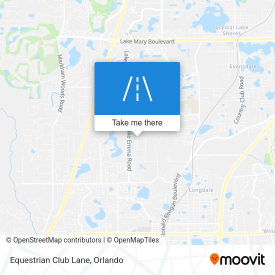 Mapa de Equestrian Club Lane