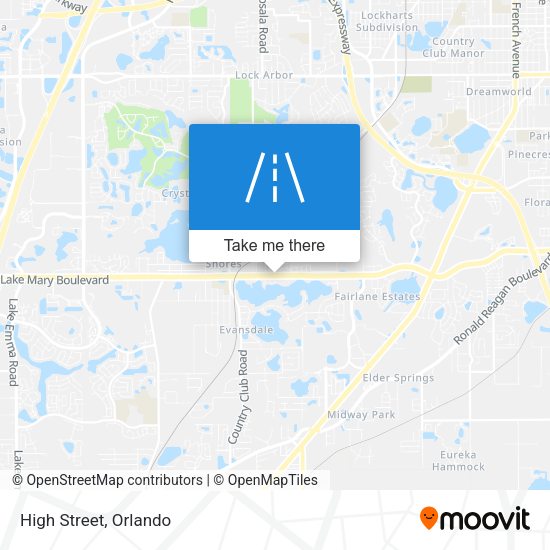 Mapa de High Street