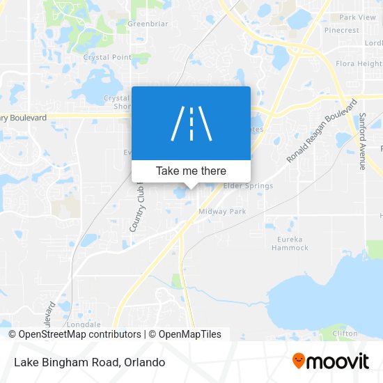 Mapa de Lake Bingham Road