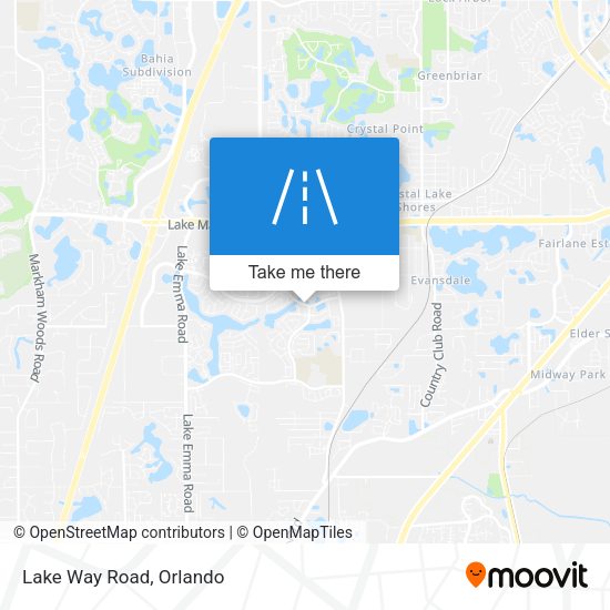 Mapa de Lake Way Road