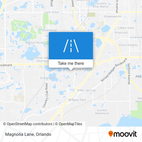 Mapa de Magnolia Lane