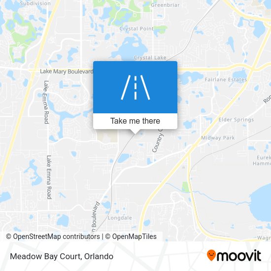 Mapa de Meadow Bay Court