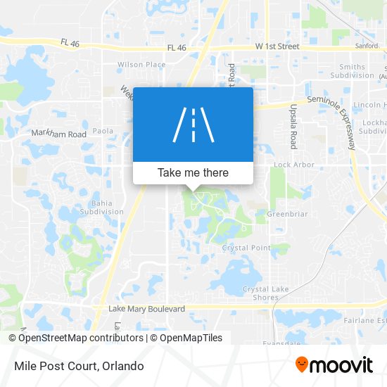 Mapa de Mile Post Court