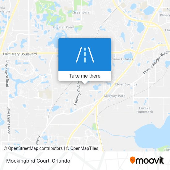 Mapa de Mockingbird Court