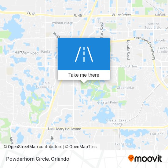 Mapa de Powderhorn Circle