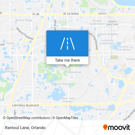 Mapa de Rantoul Lane