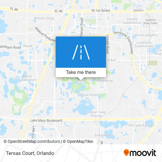 Tersas Court map
